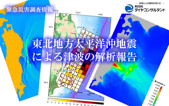 東北地方太平洋沖地震による津波の解析報告